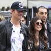 Fergie en compagnie de son mari Josh Duhamel et de son groupe les Black Eyed Peas dans les rues de Milan le 13 mai 2010