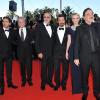Shia LaBeouf, Michael Douglas, Frank Langella, Josh Brolin, Carey Mulligan et Oliver Stone lors du tapis rouge du 63e festival de Cannes le 14 mai 2010