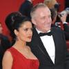 Salma Hayek et François-Henri Pinault lors du tapis rouge du 63e festival de Cannes le 14 mai 2010