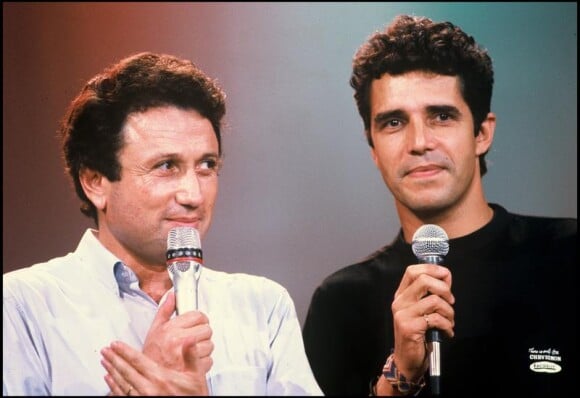 Michel Drucker et Julien Clerc dans Champs-Elysées (1987)