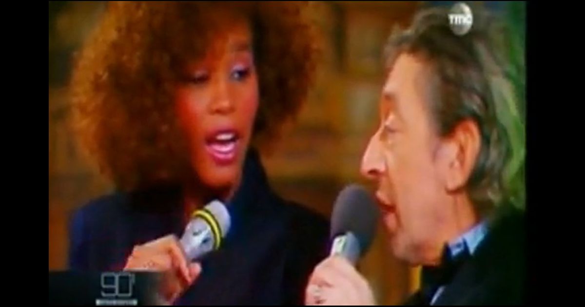 La rencontre explosive entre Serge Gainsbourg et Whitney Houston dans ChampsElysées en 1986