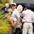 Gwen Stefani et Gavin Rossdale passent du temps en famille à Beverly Hills le 16 mai 2010  