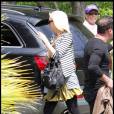Gwen Stefani arrive à une petite fête à Beverly Hills le 16 mai 2010