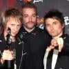 Christopher Wolstenholme avec les autres membres de Muse lors des Brit Awards en février 2007