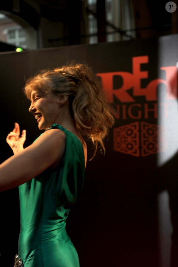 Soirée Red Night pour le Maroc, le 27 mai 2010 à Pairs : Arielle Dombasle