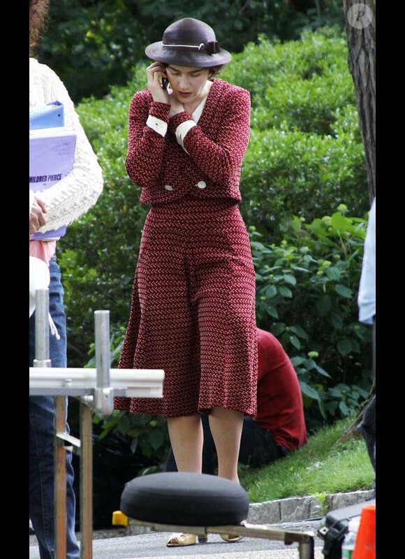 Kate Winslet sur le tournage du téléfilm Mildred Pierce, à New York. Mai 2010