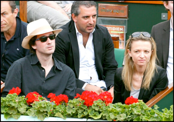 Antoine Arnault et sa soeur Delphine à Roland-Garros