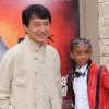 Jackie Chan et Jaden Smith lors de l'avant-première de Karate Kid à Los Angeles le 7 juin 2010