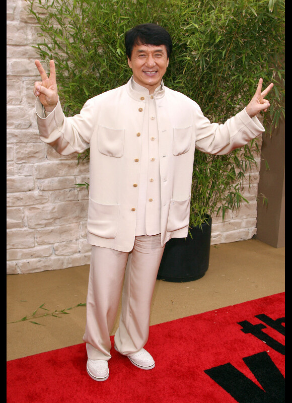 Jackie Chan lors de l'avant-première de Karate Kid le 7 juin 2010 à Los Angeles