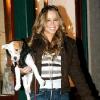 Mariah Carey en compagnie de l'un de ses chiens