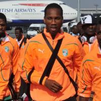 Didier Drogba et les Ivoiriens sont arrivés en Afrique du Sud... fins prêts à en découdre !