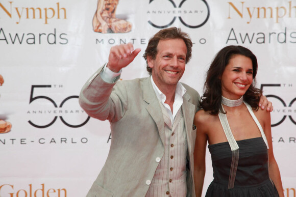 Stéphane Freiss et sa femme Ursula au 50ème Festival de télévision de Monte-Carlo (10 juin 2010 à Monte-Carlo)