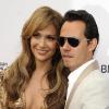 Jennifer Lopez et Marc Anthony lors du concert et de la remise de prix du printemps à l'Apollo Theater à New York le 14 juin 2010