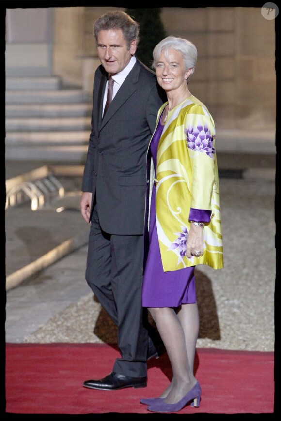 Christine Lagarde et son compagnon, Xavier Giocanti, novembre 2009.
