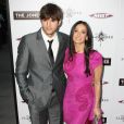 Ashton Kutcher et sa femme Demi Moore 