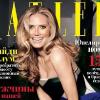 Heidi klum en couverture de Tatler Russie