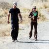 Fergie et son mari Josh Duhamel en plein footing sous le soleil de juin.