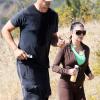 Fergie et son mari Josh Duhamel en plein footing sous le soleil de juin.
