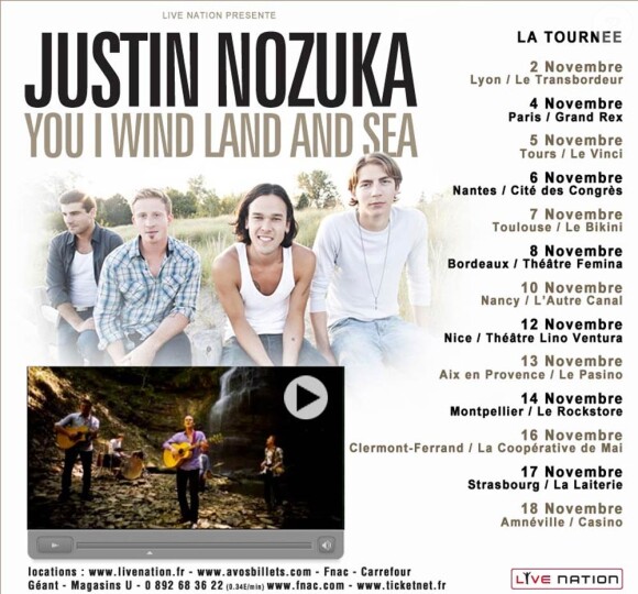 Justin Nozuka dévoile un nouveau single extrait de son second album : Heartless. Le Canadien sera en tournée en France en novembre 2010.