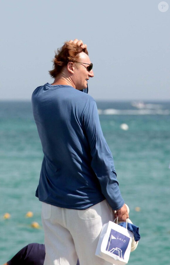 Liam Neeson et ses deux fils à Saint-Tropez, le 3 juillet 2010