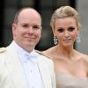 Albert Grimaldi et Charlene Wittstock 