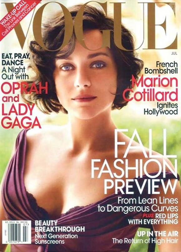 Marion Cotillard pour Vogue US, juillet 2010