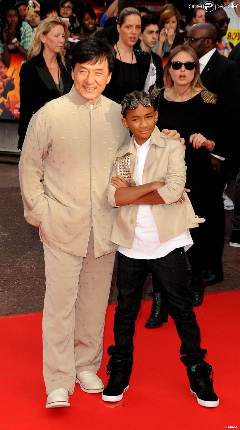 Jackie Chan Et Jaden Smith A L Occasion De L Avant Premiere