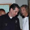 La police rend visite à Linsday Lohan dans son centre pour les personnes dépendantes le 18 juillet 2010 à Los Angeles