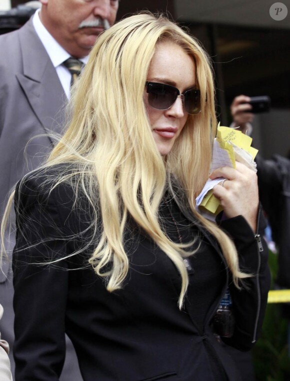 Lindsay Lohan le 7 juillet 2010
