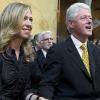 Chelsea et Bill Clinton