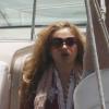 Paulina Rubio profitait, il y a quelques jours, d'une journée ensoleillée pour faire une balade en bateau avec son époux, Nicolás Vallejo-Nágera, sur les côtes de Floride.