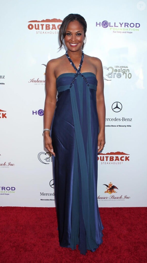 Laila Ali lors du gala de charité pour la fondation HollyRod à Beverly Hills le 24 juillet 2010