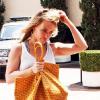 Hilary Duff fait du shopping dans un magasin de chaussures à Hollywood, vendredi 23 juillet.