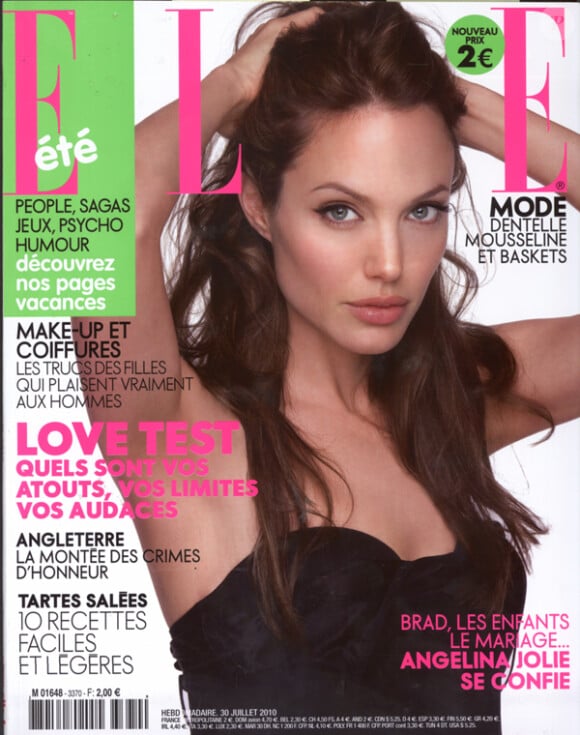 Angelina Jolie en couverture de ELLE
