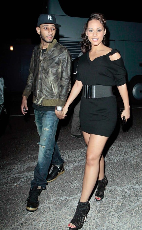Alicia Keys et son époux Swizz Beatz, pas encore marié le 26 mai 2010