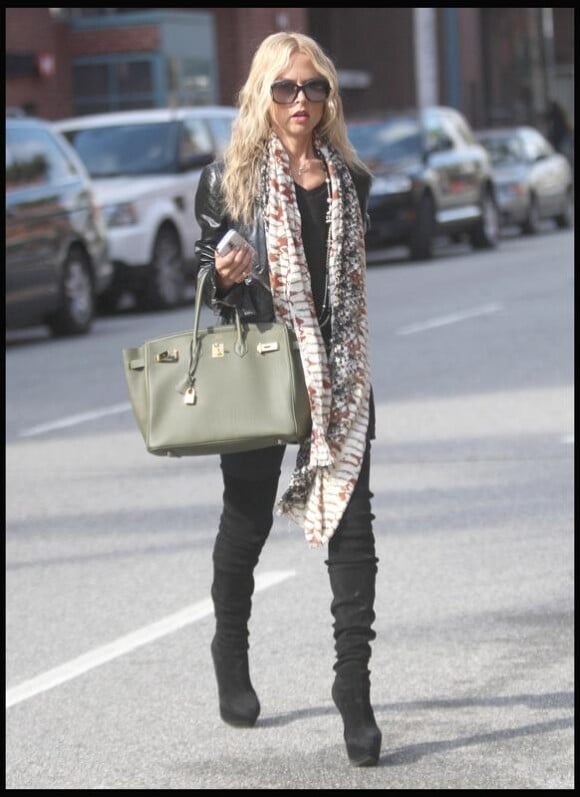 Le sac de luxe par excellence, le Birkin de Hermès... Rachel Zoe ne peut pas s'en passer !