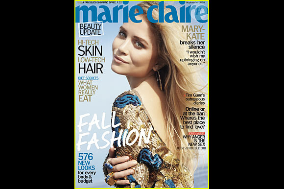 Mary-Kate Olsen en couverture du Marie-Claire US du mois de septembre 2010
