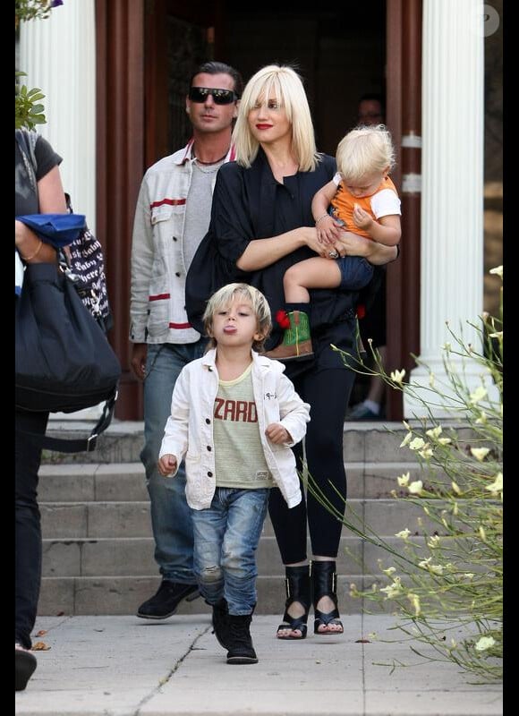 Gwen Stefani en famille