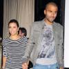 Eva Longoria et Tony Parker à la sortie du restaurant Beso le 9 août 2010 à Los Angeles