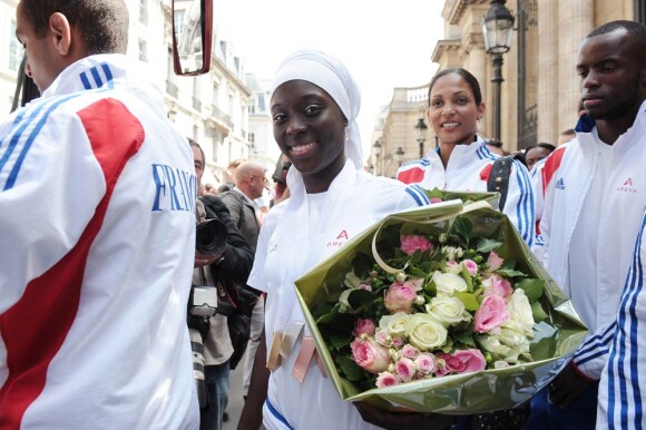 Myriam Soumaré a été accueillie en héroïne dans sa commune de Villiers-le-Bel, qui lui a décerné la médaille de la ville le 9 août.