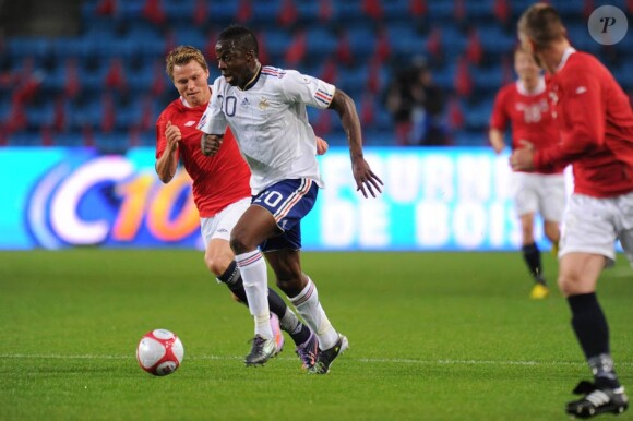Des images de Norvège/France, qui s'est disputé à Oslo, le 11 août 2010.