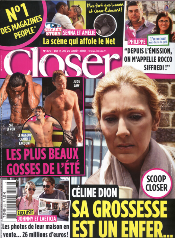 Le dernier numéro de Closer est actuellement en kiosques. 