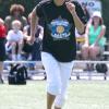 Le 14 août 2010, en famille, Jessica Alba participait à un tournoi amical de kickball, à Los Angeles