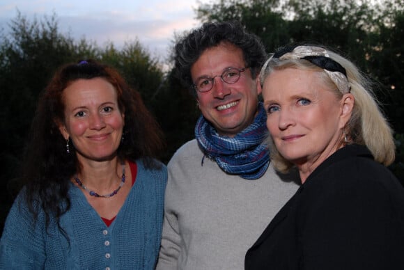 Isabelle Mambour, Pierre Fesquet et Marie-Christne Barrault présents lors du festival décOUVRIR à Concèze en Corrèze le 16 août 2010