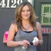 Hilary Duff sort de sa séance de sport au Pilates Class de Toluka Lake, jeudi 19 août.
