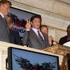 L'équipe du film Expendables a investi la bourse de New York le 19 août 2010 : Dolph Lundgren, Jason Statham, Sylvester Stallone et Terry Crews sonnent la cloche de l'ouverture des échanges