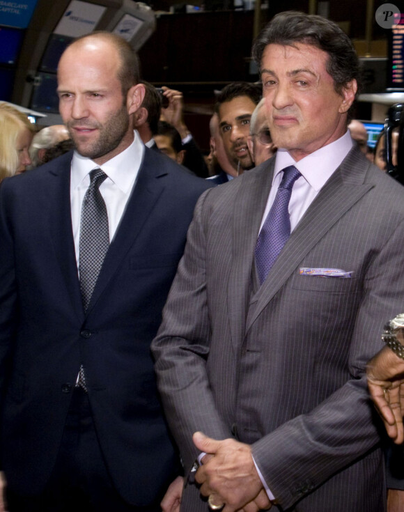 L'équipe du film Expendables a investi la bourse de New York le 19 août 2010