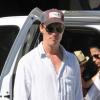 Levi McConaughey, fils de l'acteur Matthew McConaughey, s'apprête à partir avec ses parents et sa petite soeur, Vida, en balade à Malibu, dimanche 15 août.