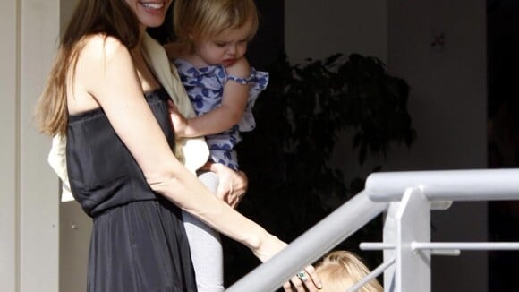 Angelina Jolie entourée des adorables Vivienne et Knox... ils ont bien grandi !