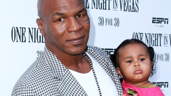 Mike Tyson bichonne sa fillette, jusque sur le tapis rouge !